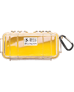 Pelican Micro Case 1030 Yellow Clear