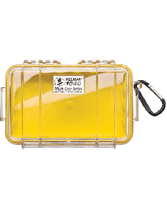 Pelican Micro Case 1040 Yellow Clear