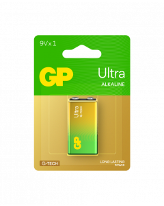 GP Ultra Alkaline 9V Single Card