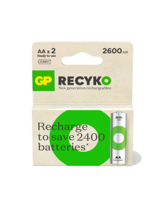 GP Recyko AA 2600mAh Card of 2