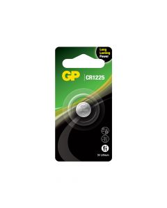 GP Lithium Coin CR1225 Single Card