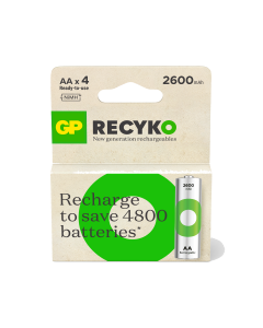 GP Recyko AA 2600mAh Card of 4