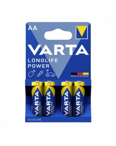 VARTA Long Life Power AA 1.5V Card of 4
