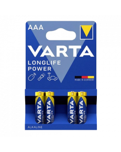VARTA Long Life Power AAA 1.5V Card of 4