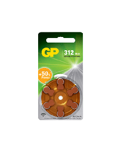 GP Hearing Aid Batteries ZA312