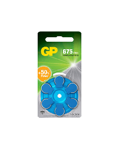 GP Hearing Aid Batteries ZA675